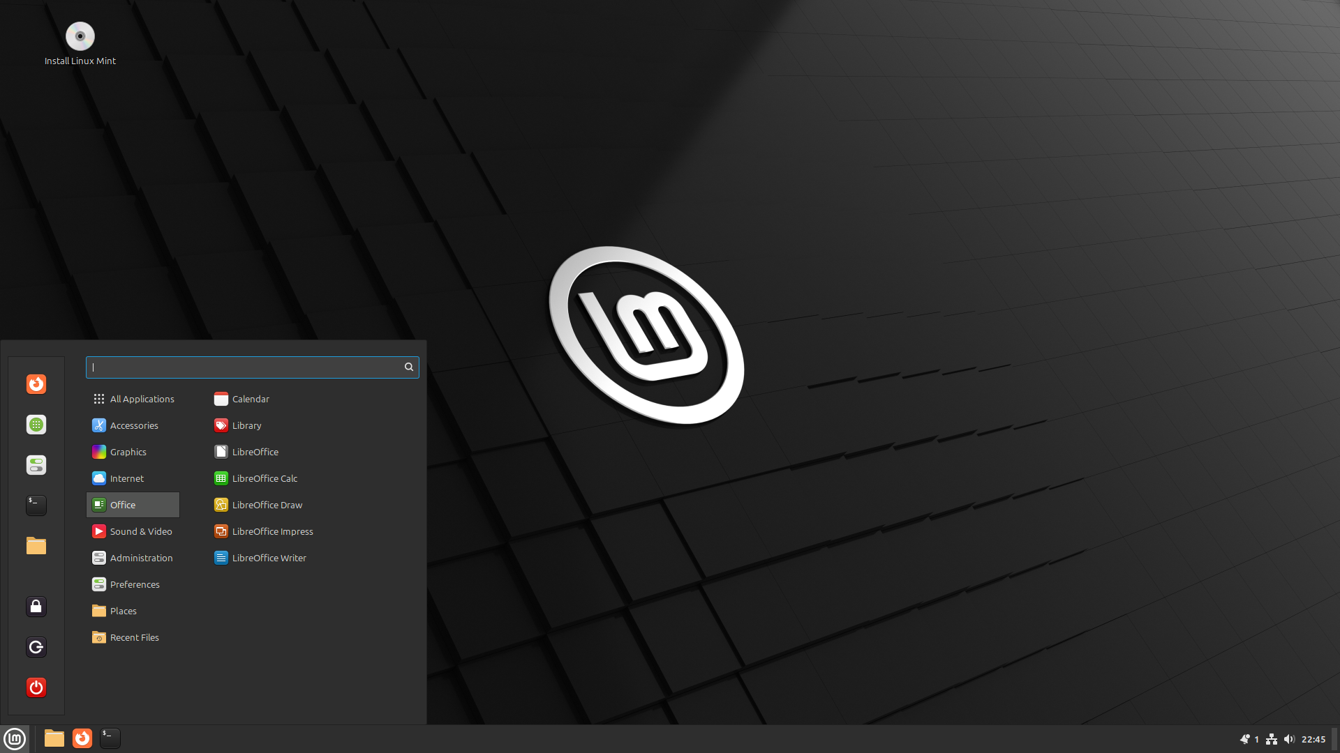 Linux Mint desktop setup